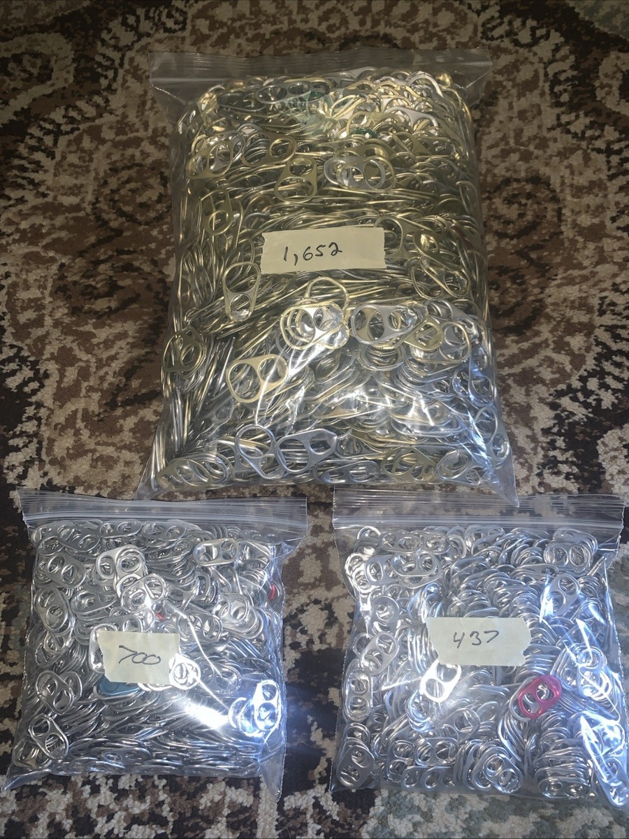 2,789 Aluminum Pull Tabs For Art And Craft Big And Small Tabs | eBay