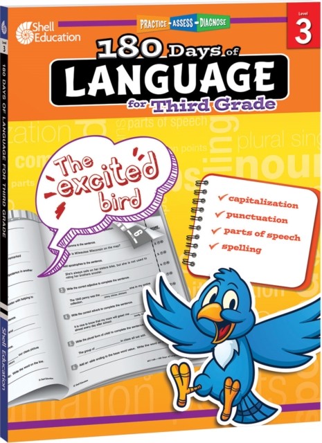 180 Days™: Language for Third Grade by Christine Dugan (Paperback Book)