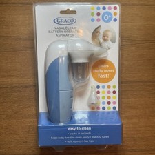 Graco NasalClear Baby Nasal Aspirator Battery Operated Newborn Age 0 NEW