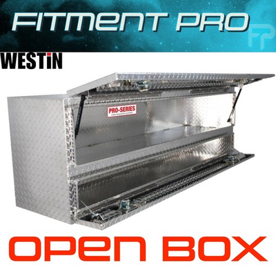 #ad Westin Brute High Cap 72quot; Stake Flat Bed TopSider Tool Box Aluminum 80 TB400 72 $853.88