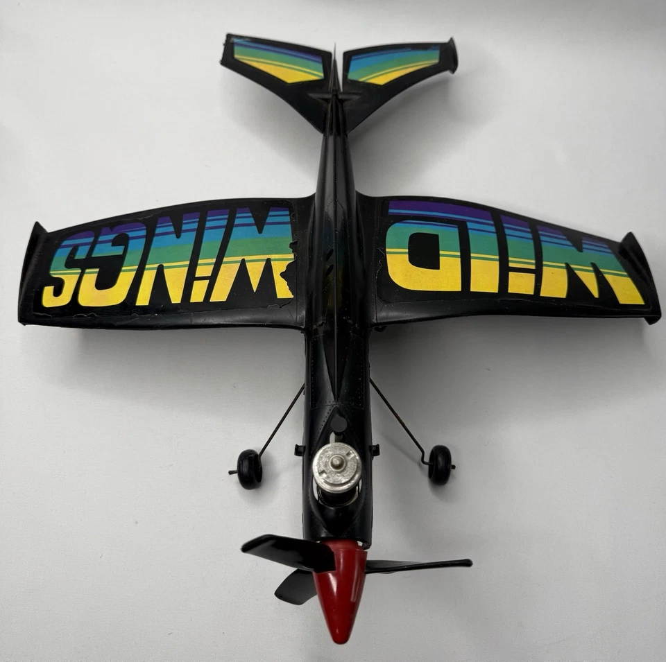 VINTAGE COX WILD WINGS ENGINE POWERED PLANE NIGHT WING #6210 .049 ENGINE 1980 - Image 4 of 4