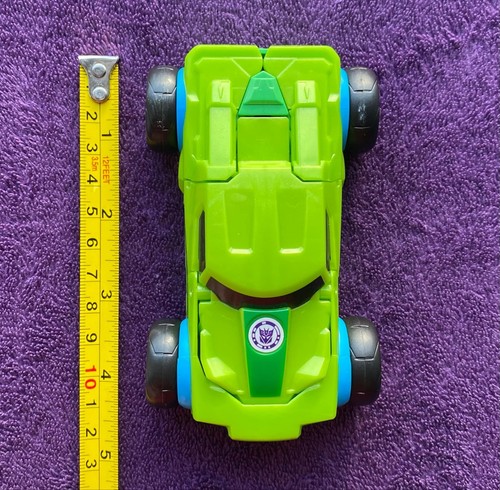 Transformers Robots In Disguise One-Step Changers Springload Figure Green Hasbro - Picture 6 of 6