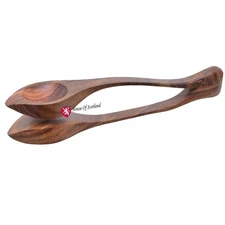 Irish Wooden Musical Spoons, Traditional Hand Percussion Instrument For Rhythms