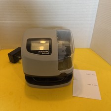 Amano PIX-95/A421 Electronic Time Clock Punch Machine With Key (Works)