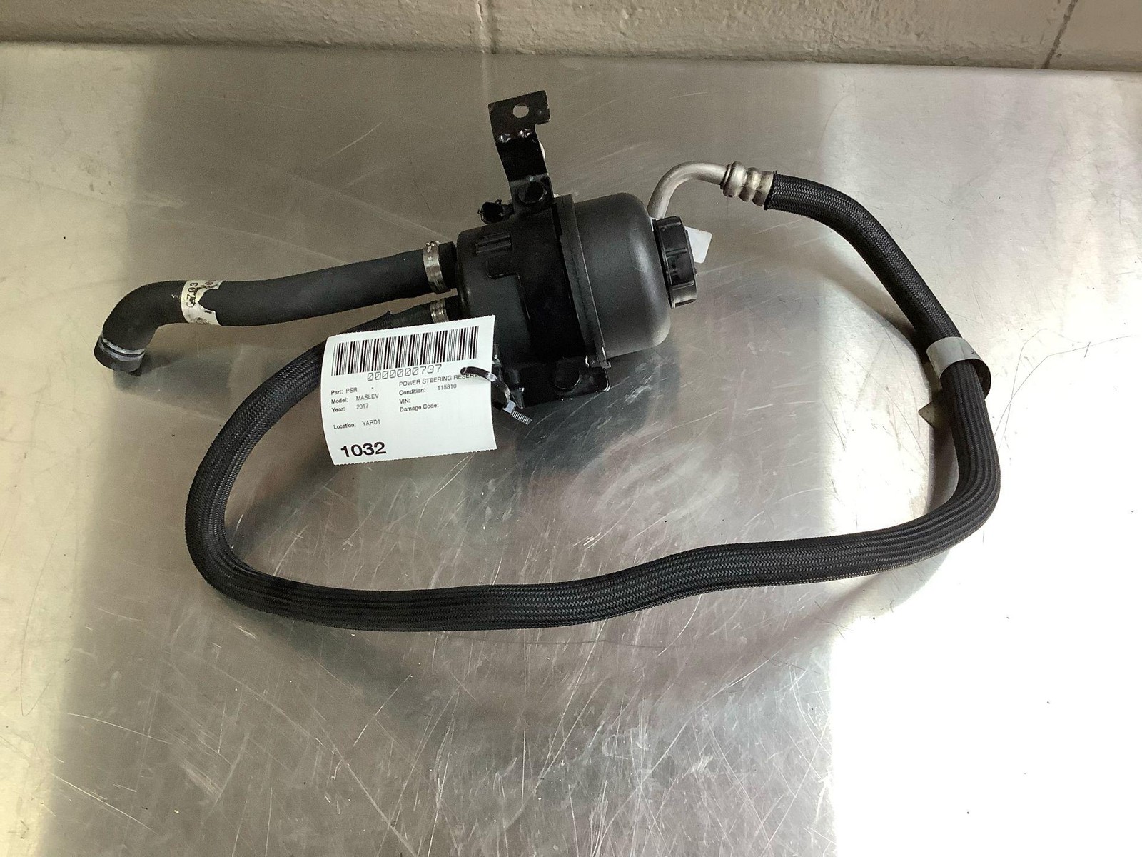 2017 - 2020 MASERATI LEVANTE 3.0L AWD Power Steering Reservoir Oem