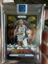 2025 Panini Prizm WNBA A’ja Wilson #1 Groovy SP Las Vegas Aces