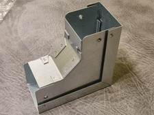 Unistrut Galvanised Steel Cable Trunking Bend 90° Outside Lid 50 x 50mm EGB22FF