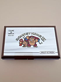 Vintage 1983 Nintendo Game & Watch Donkey Kong II 2 JR-55 Crystal Screen