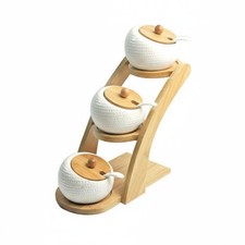 Keramik Gew&uuml;rzglas Set Staubdicht Japanisches Design Gew&uuml;rzheber