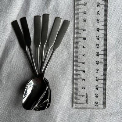 6er Set Oneida Deluxe Edelstahl Teelöffel Vintage 60er Jahre