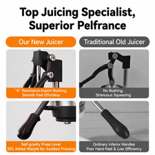 Commercial Heavy Duty Manual Citrus Juicer Hand Press Orange Squeezer 304 Steel