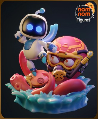 Chibi Astro Bot (Nomnom Figures)