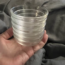 Duralex Made In France Stackable Clear Glass Condiment Bowls Set of 6