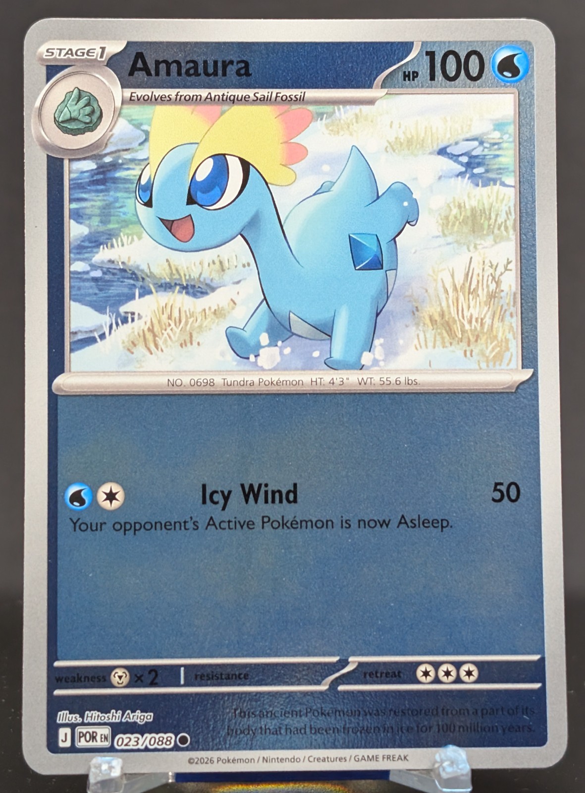 Pokemon Amaura #023/088 English POR Perfect Order Reverse Holo