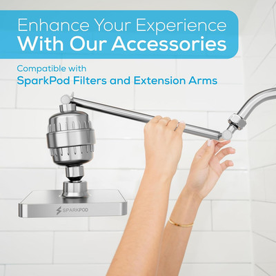 Shower Head - High Pressure Rain - Premium Quality Luxury Design - Easy Clean...