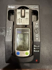 Drager X-am 2500 Confined Space 4 Gas Detector With Charger + calibration cradle