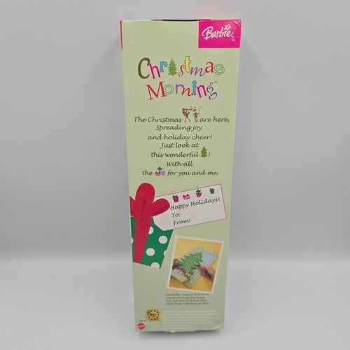 NIB VTG Barbie 2004 Christmas Morning Pink Pajamas White Teddy - Picture 2 of 4