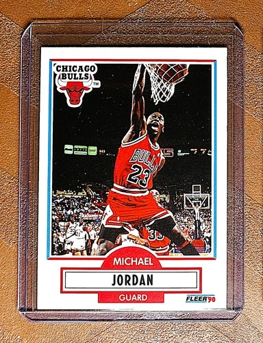 1990 Fleer Michael Jordan #26 Basketball Card VINTAGE 90s Mint Condition
