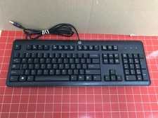 HP Black Standard USB-Wired Keyboard SK-2025