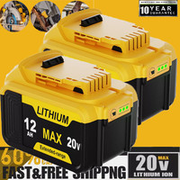 2X FüR Dewalt 18V 12,0Ah DCB184 Xr Li-Ion Batterie DCB182 DCB205-2 DCB200-2 Akku