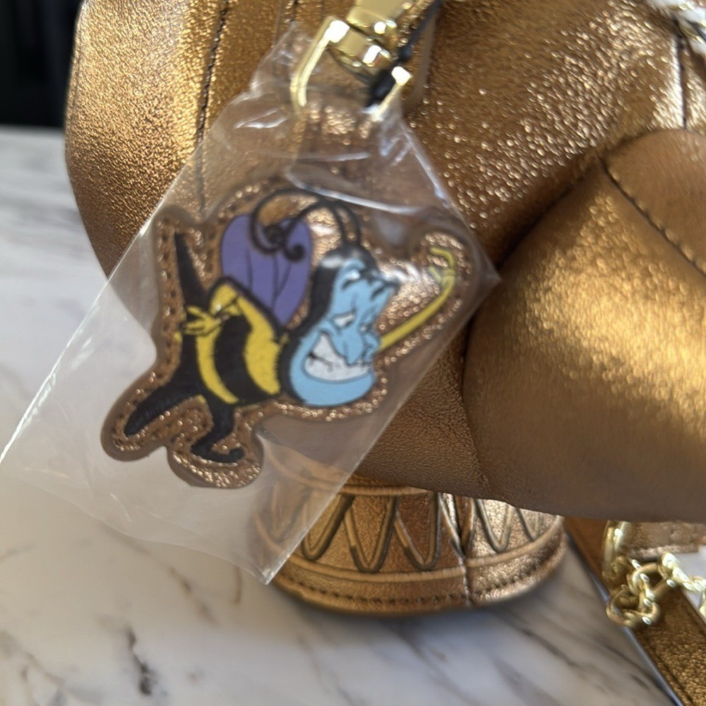 Disney Loungefly Stitch Shoppe Aladdin Genie Lamp Crossbody NWT​ Disney Loungefly Stitch Shoppe Aladdin Genie Lamp Crossbody  main image 4