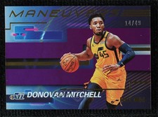2020-21 Panini Recon Maneuvers Purple 14/49 Donovan Mitchell #9 7y2