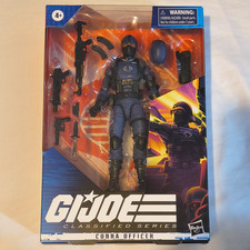 Hasbro G.I. Joe Classified Series Cobra Officer Action Figure Boxed Rifle