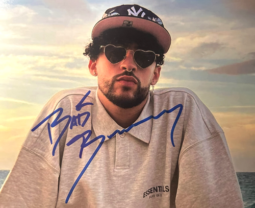 BAD BUNNY Signed 8x10 inch Photo Authentic Original Autograph with: COA ...
