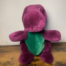 Dakin Original Barney 10" Stuffed Plush Lyons Group Backyard Gang 5 Spots