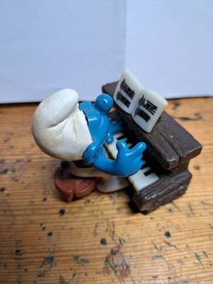 SUPER SCHLUMPF AM KLAVIER  - SCHLÜMPFE SMURFS PITUFOS SCHROUMPFS Peyo Schleich