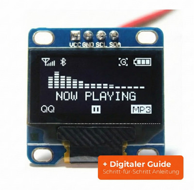 0.96 Zoll OLED Display Modul SSD1306   I2C/SPI - kompatibel mit Arduino