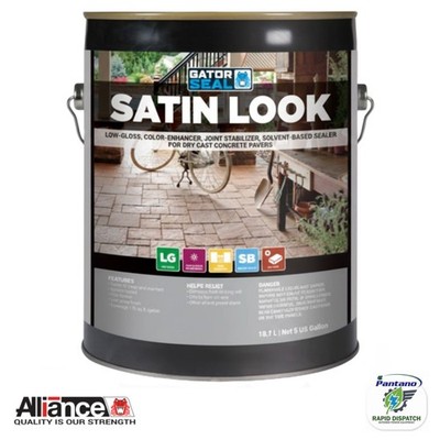 Gator Seal Satin Look Paver Sealer | Solvent Based Low Gloss Alliance 5 Gallon