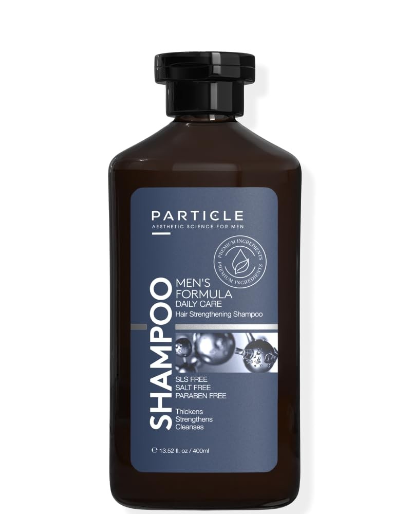 Particle Hair Thickening Shampoo for Men, 13.52 Fl Oz (Pack of 1), Green Tea 