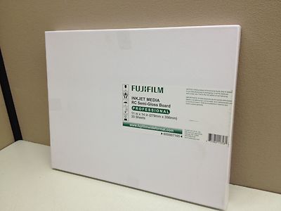 Fujifilm Inkjet RC Semi-Gloss Photo Board 11x14 Epson Stylus Pro 600007165 20/pk