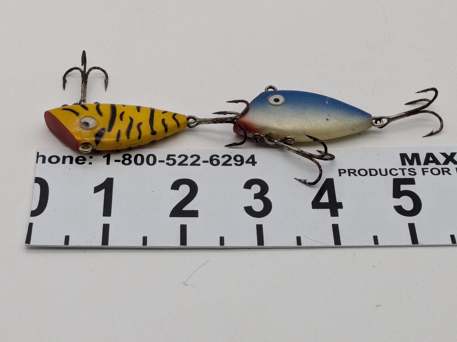 Lot Of 2 Unbranded Swimming Minnow-Fishing Bass Lures/Plugs-Free Shipping - Image 2