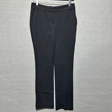 DVF Diane Von Furstenberg Dress Pants Womens Size 2 Stretch Black Slacks