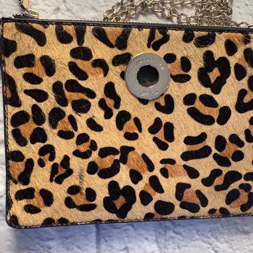 PAUL COSTELLOE COLLECTION LEATHER LEOPARD CROSS BODY PC6938A PURSE BAG CLUTCH - Picture 5 of 7