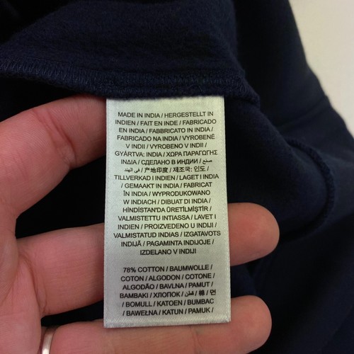 GANT Hoodie Pullover Pulli Damen dunkelblau Ton in Ton mit Logo Größe XS - Bild 6 von 12