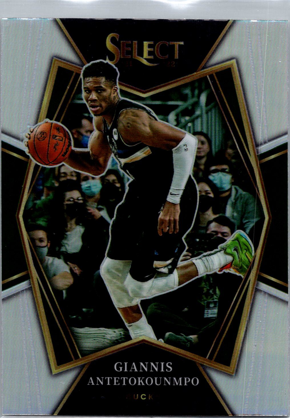 2021-22 Panini Select #140 Giannis Antetokounmpo Silver