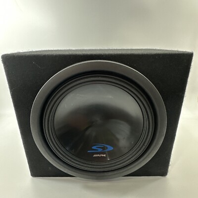 Alpine Type S 12  Subwoofer w/ Sub Box