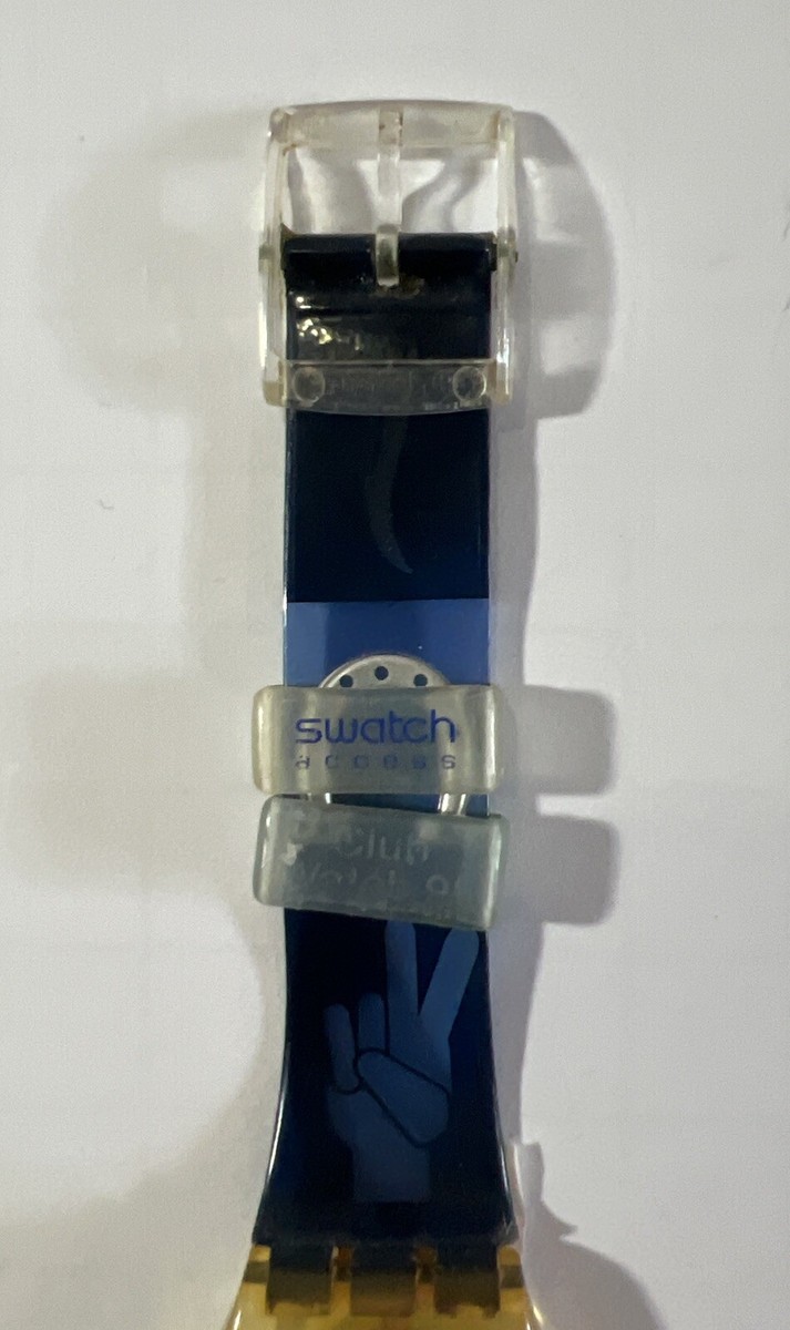 VINTAGE 1998 SWATCH WATCH LUCKY 7 Club - For Parts/Repair