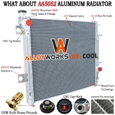 3 ROW Aluminum Radiator For 2003-2009 04 05 06 Toyota 4Runner Lexus GX470 4.7 V8