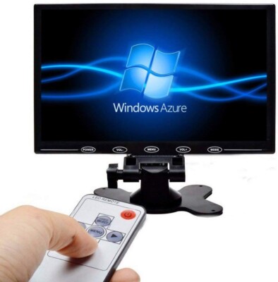 US - Mini 7'' LCD CCTV Monitor PC Screen HDMI VGA AV RCA for Raspberry Pi DSLR