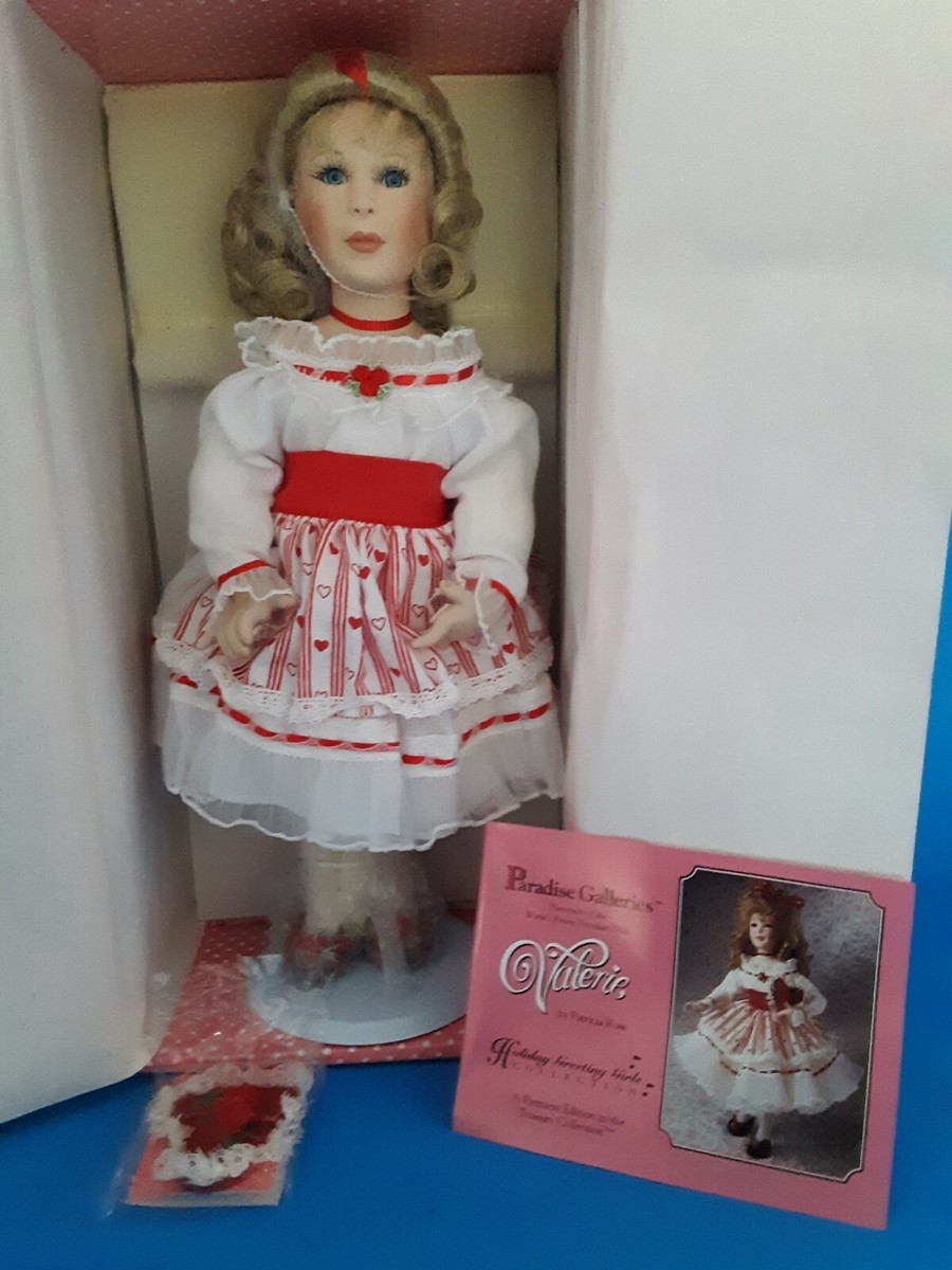 Paradise Galleries Premier Edition Porcelain Musical Doll Valerie