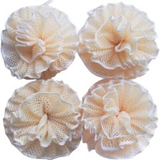 Super Exfoliating Home Spa Weave Loofah Shower Sponge Pouf Mesh Brush Bath Spa P