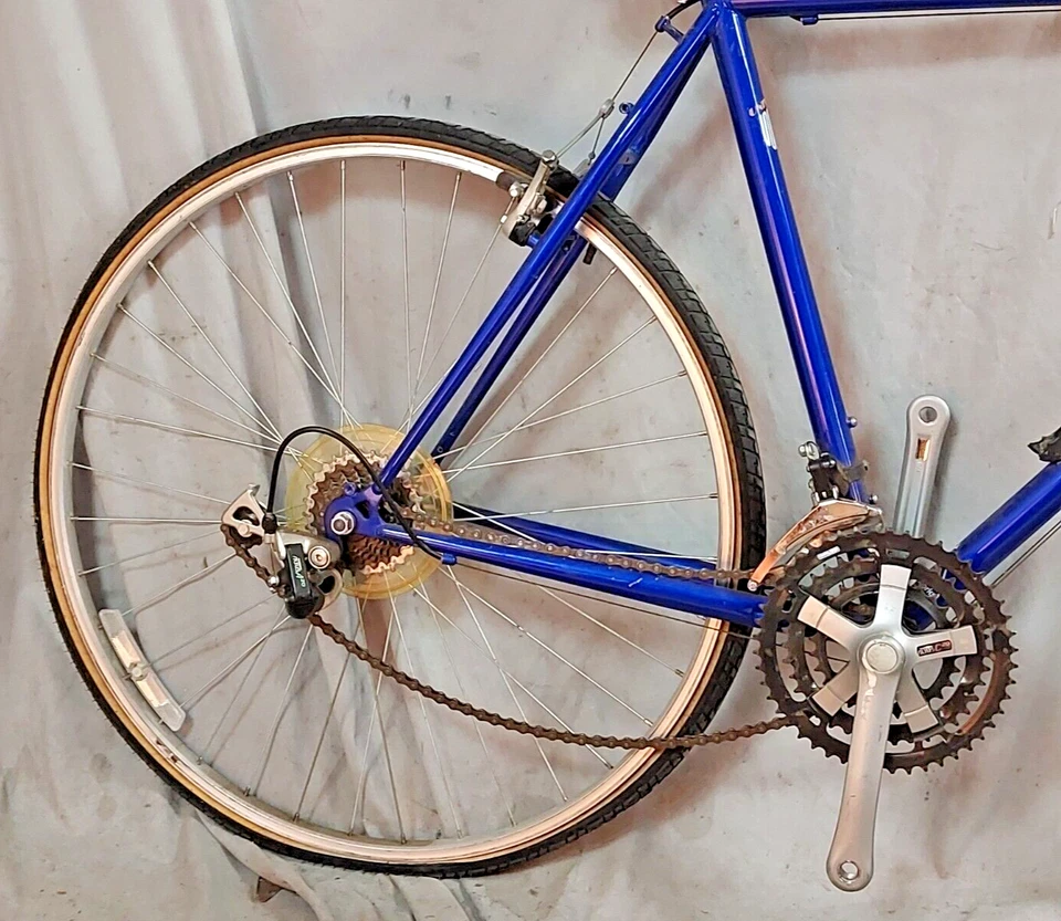 Bicicleta híbrida Univega Activia Country 1995 22" X-Large acero cromado ¡Envío a EE. UU.! Foto 4 de 4