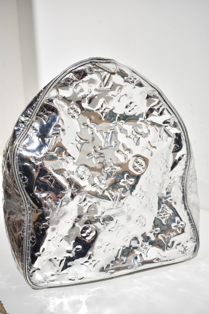 Louis Vuitton Keepall 55 Monogram Miroir Silver Mirror Weekend