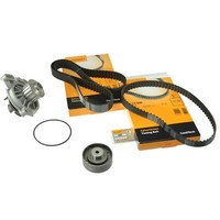 2X Zahnriemen (Conti) + Rolle + Wasserpumpe VW T4 2.4 D 78PS AAB (Bis 12.94)