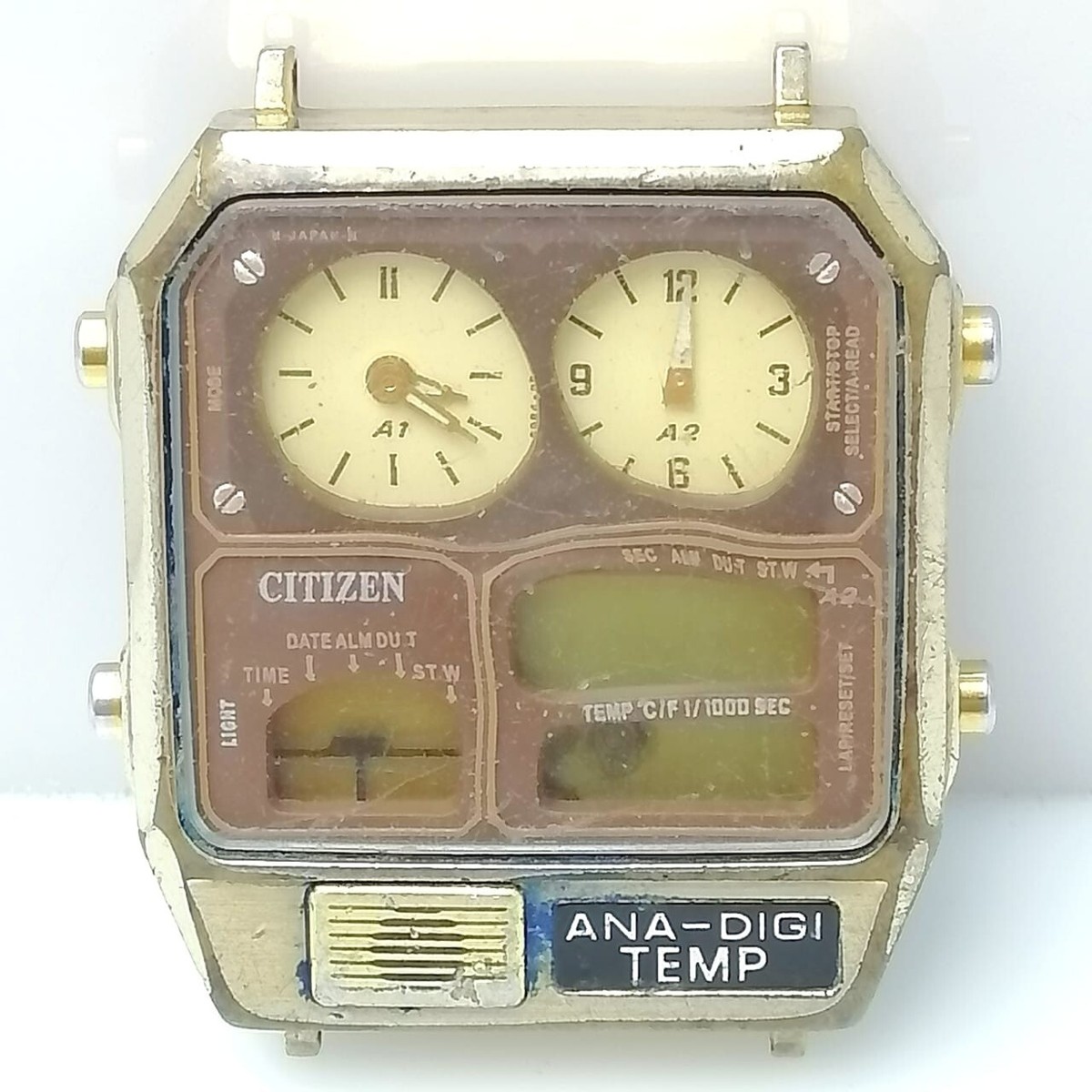Citizen 8988-001971 Ana Digi Vintage Men's Watch For Parts | eBay