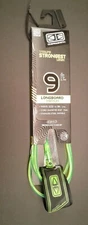 Surfboard Premium LONGBOARD ankle leash ocean & earth 9' foot COLOR LIME